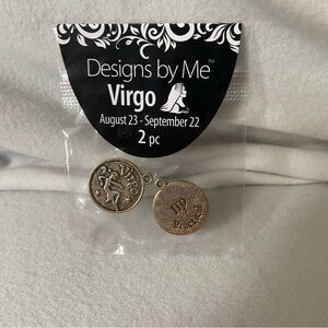 💙10 for $10💙Designs By Me Zodiac Virgo 2 Pack Charms CC